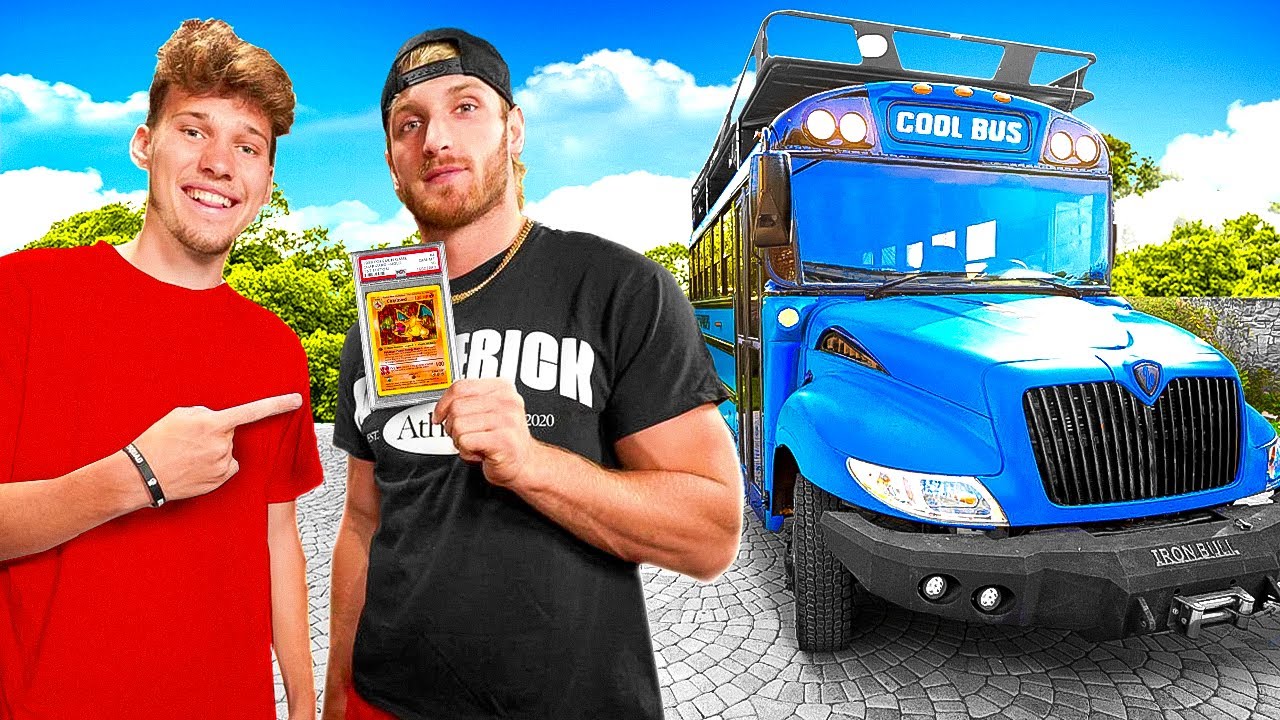 I Traded A Pok&eacute;mon Card For Logan Paul's Cool Bus