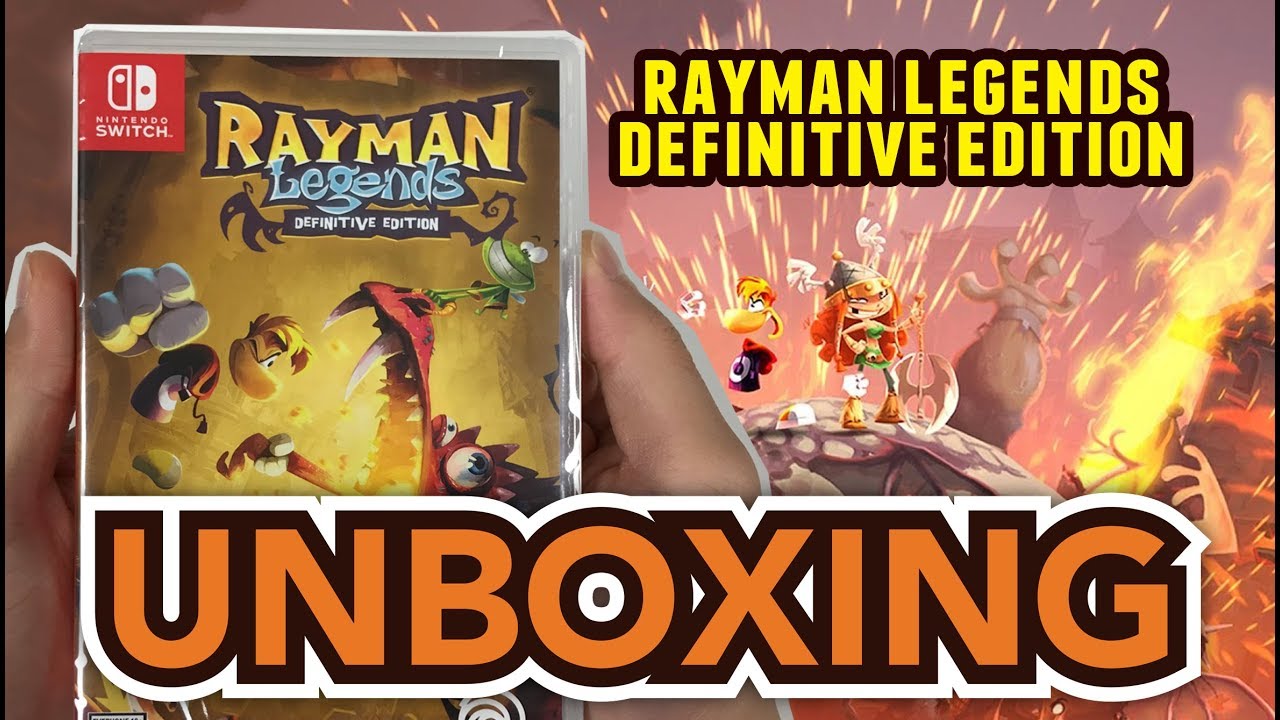 Rayman Legends Definitive Edition (Nintendo Switch) Unboxing !!