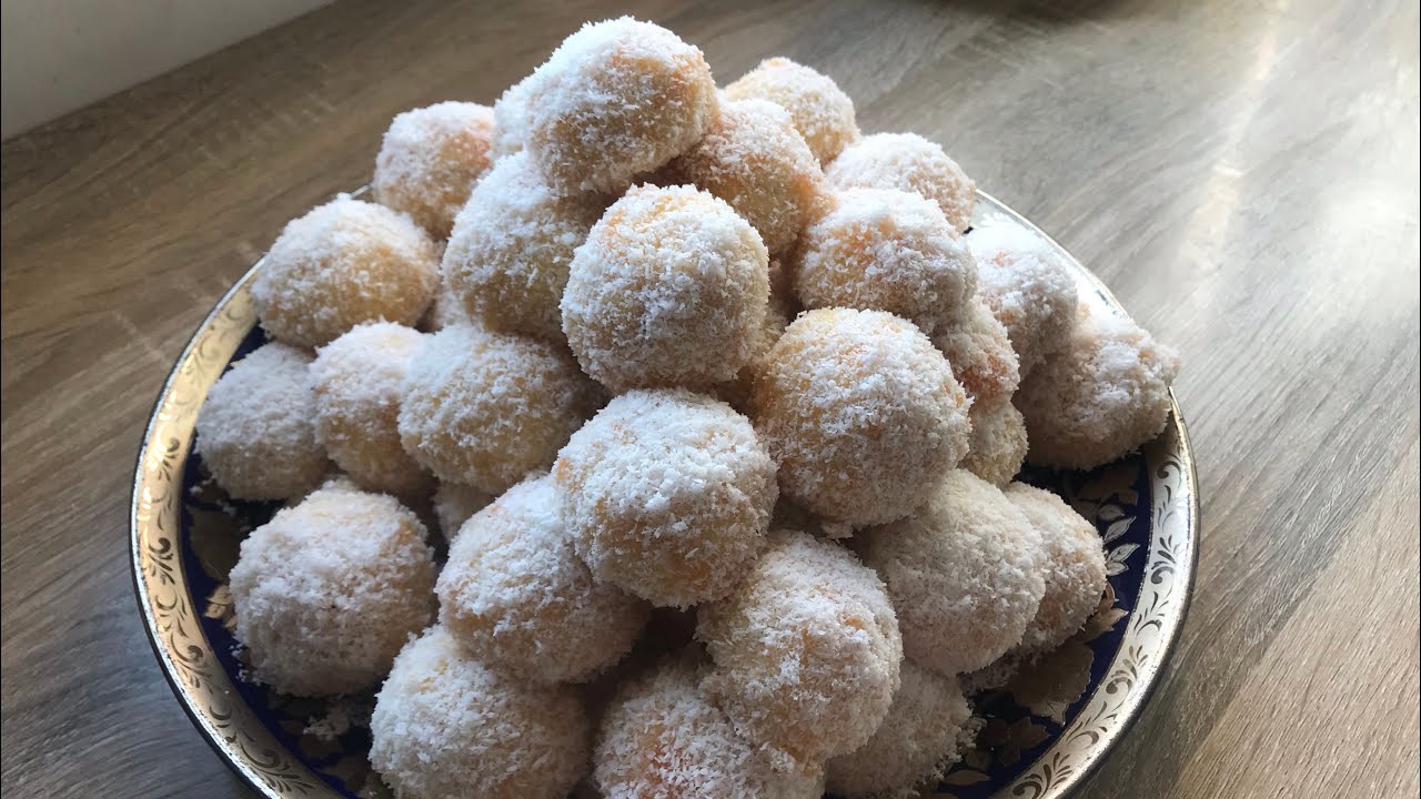 Galletas marroquíes de coco y mermelada súper fácil y riquísima no podéis quedaros sin probarlas 😋