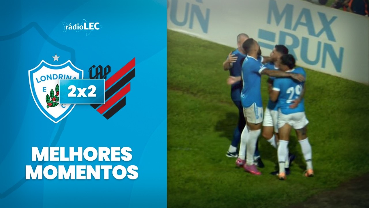 LONDRINA E FURACÃO EMPATAM NAS SEMIS DO PARANAENSE | LONDRINA 2 X 2 ATHLETICO PR | RÁDIOLEC