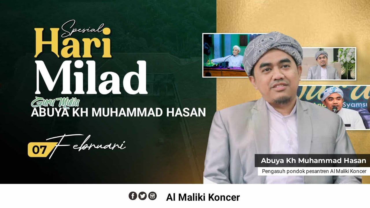 🔴 SPESIAL MILAD ABUYA KH MUHAMMAD HASAN BIN ABDUL MU'IZ TR | AL MALIKI TV