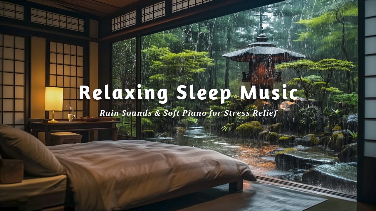 Relaxing Piano Music with Rain for Emotional Overload During a Quiet Midnight – Deep Inner Calm
