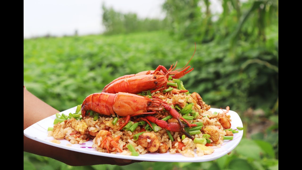 Como preparar Arroz Chaufa de camarones de manera fácil  y muy rico