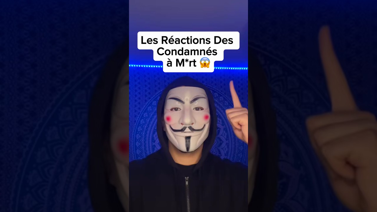 Les Réactions Des Condamnés à M*rt 😱 #shorts