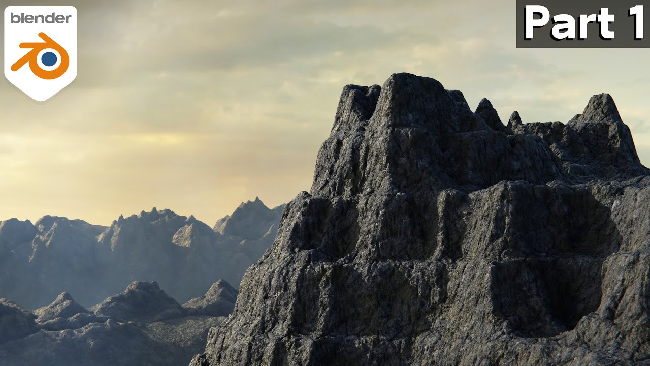 Создание реалистичных Скалистых гор в Blender — Часть 1 (Урок)