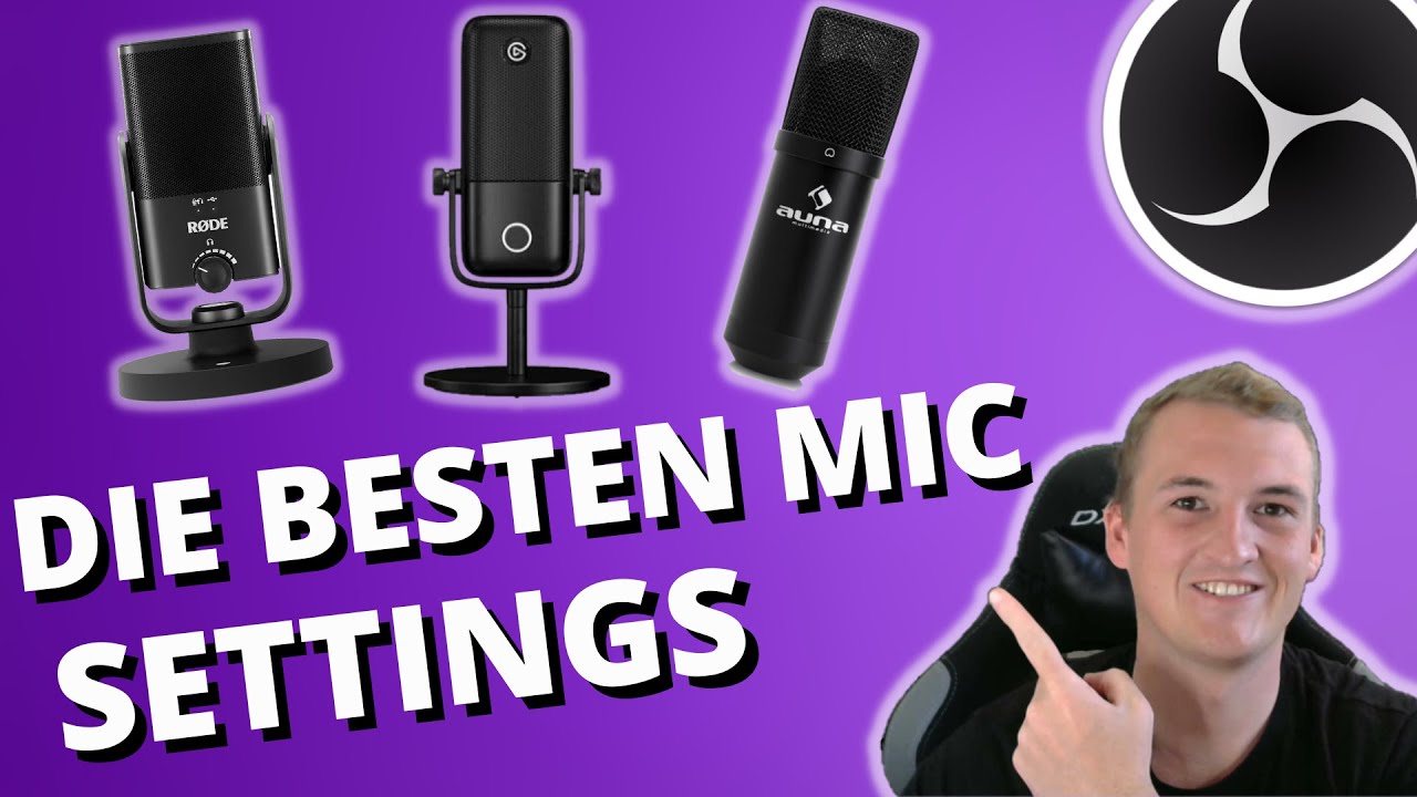 So klingt JEDES Mikrofon professionell I OBS Einstellungen und Filter