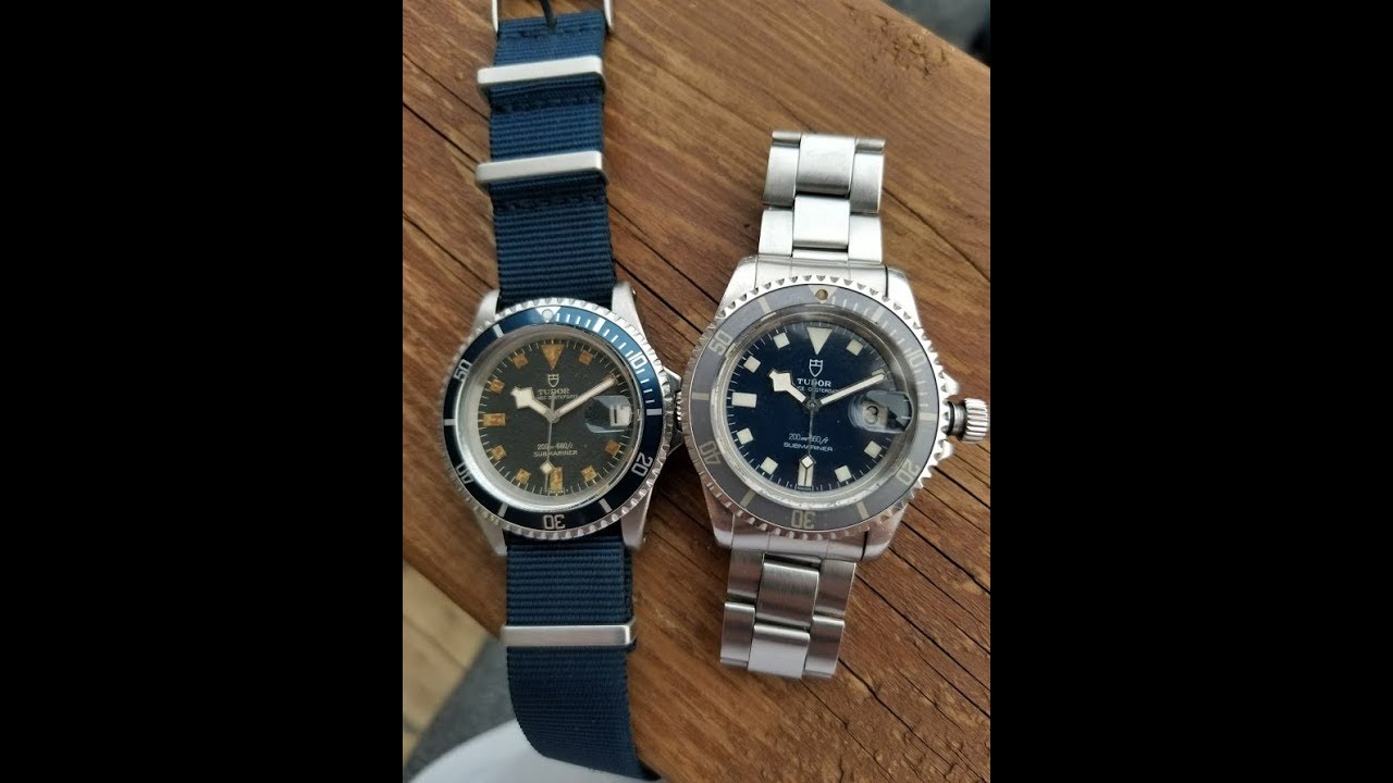 Which vintage Tudor 94110 blue snowflake is worth double the other?