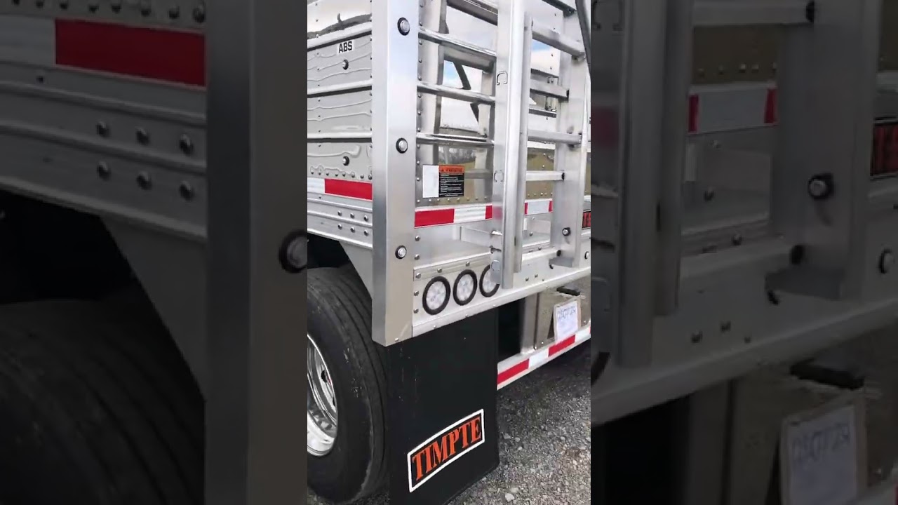 Stainless Steel Timpte Hopper #timpte #rodoc #trucker #farmer #agriculture #hopperbottom #farm