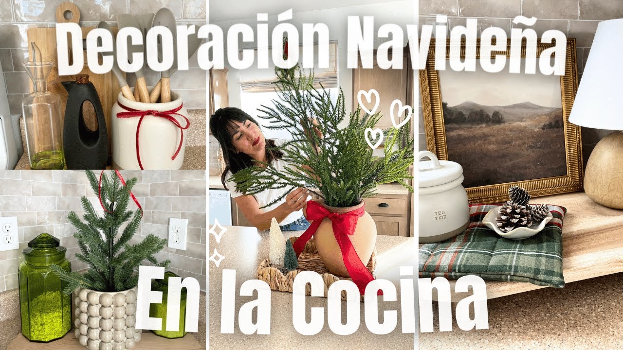 DECORACIÓN NAVIDEÑA EN LA COCINA 2024 ✨🎄 Ideas e Inspiración