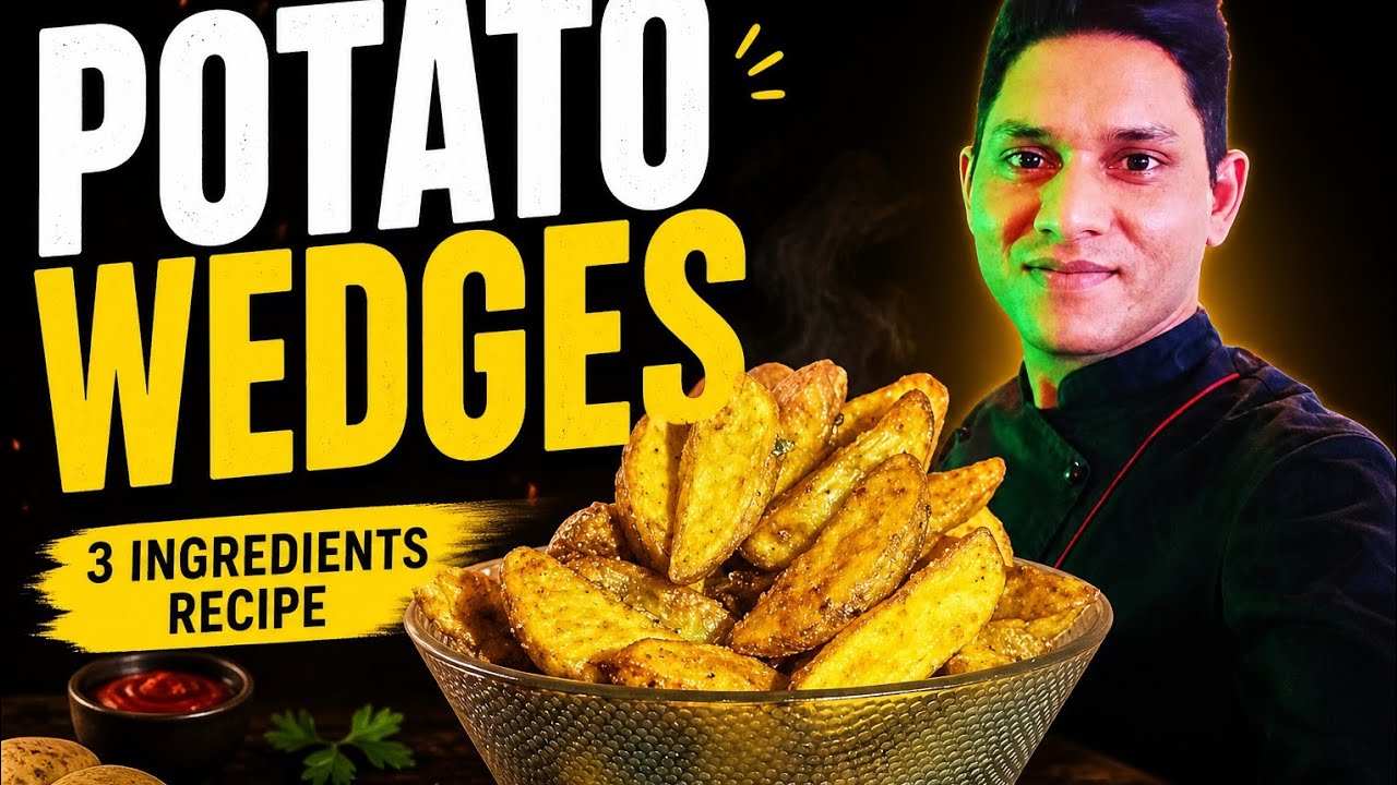 POTATO WEDGES 🥔 ! breakfast recipe! #fyp #shortvideo #youtubeshorts #viral #reels 