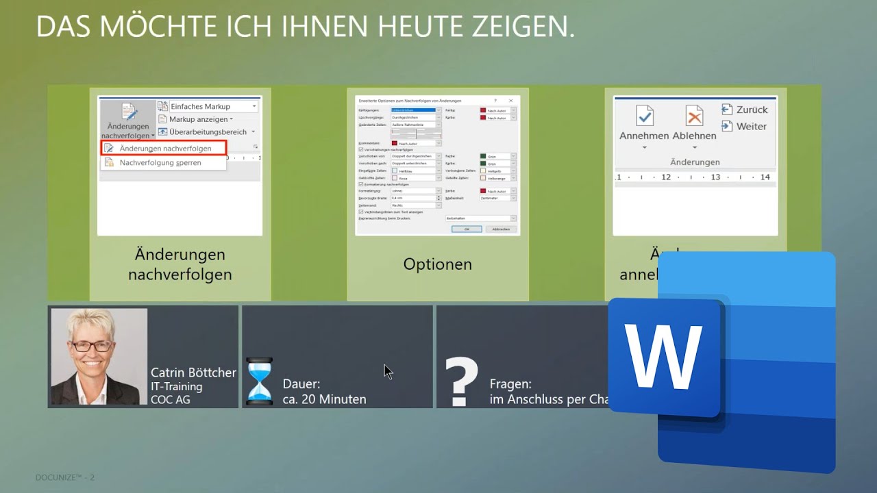 Office Tipps - Word: Änderungen nachverfolgen