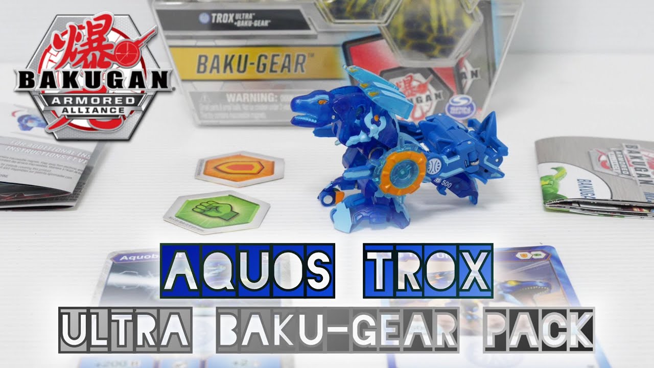 AQUOS TROX ULTRA BAKU-GEAR SINGLE PACK | Bakugan Armored Alliance | BAKUGAN UNBOX