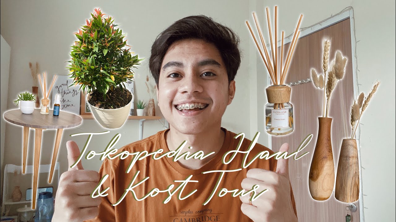 Tokopedia haul || Quarantine purchases || Room tour kamar kost || Room decor