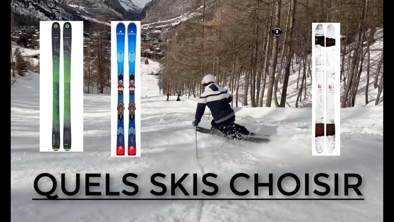 Quels SKIS choisir ? All-mountain, pistes, poudreuse