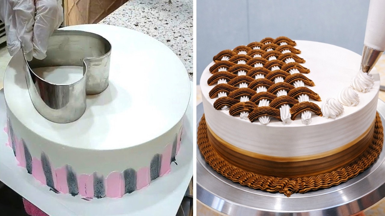 Quick & Simple Cake Decorating Ideas | Most Satisfying Chocolate | Dessert Chocolate Cake Recipes