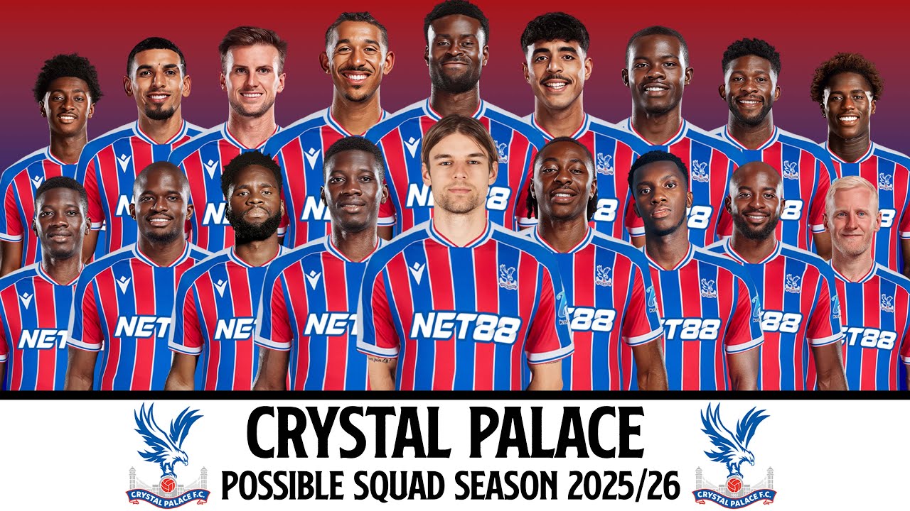 Crystal Palace Possible Squad Season 2025/26 | Crystal Palace Squad Current with Transfer Rumours