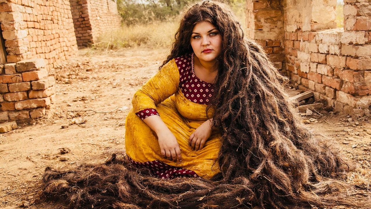 Hair 3 METERS LONG! Amazing Haircut Woman Homeless ASMR Barber Cutting