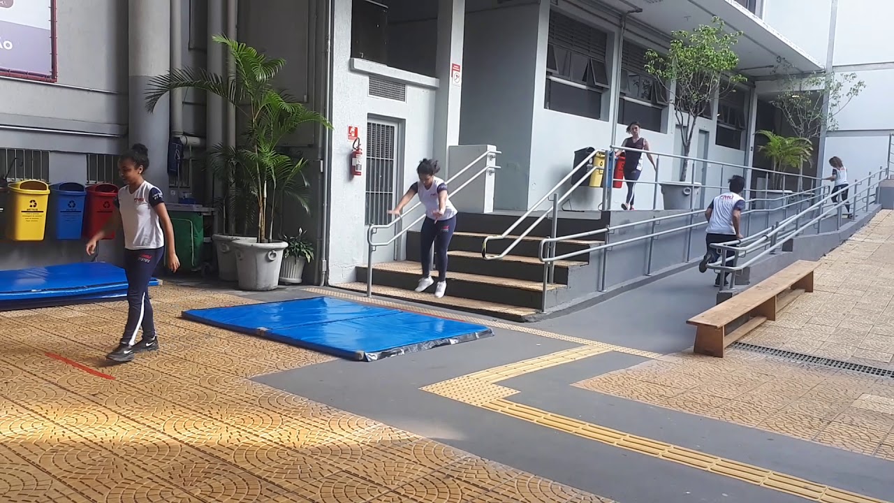 Primeira Aula de Parkour - FMU
