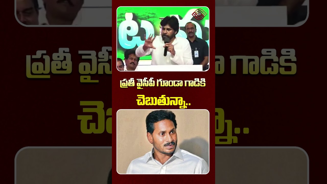 ప్రతీ వైసీపీ గూండా గాడికి చెబుతున్నా.! | Pawan Kalyan Mass Warning To YCP Leaders | Nethra Tv Telugu