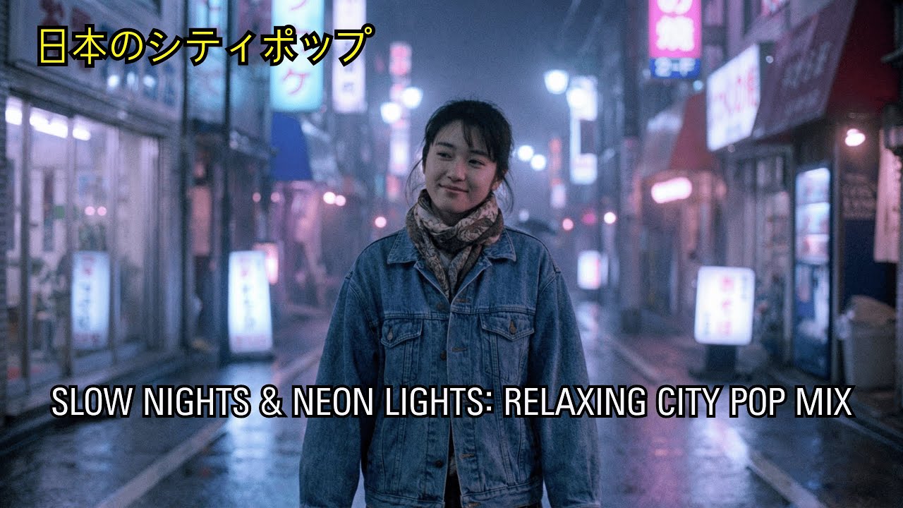 🎧 Slow nights & Neon lights: Relaxing City Pop Mix