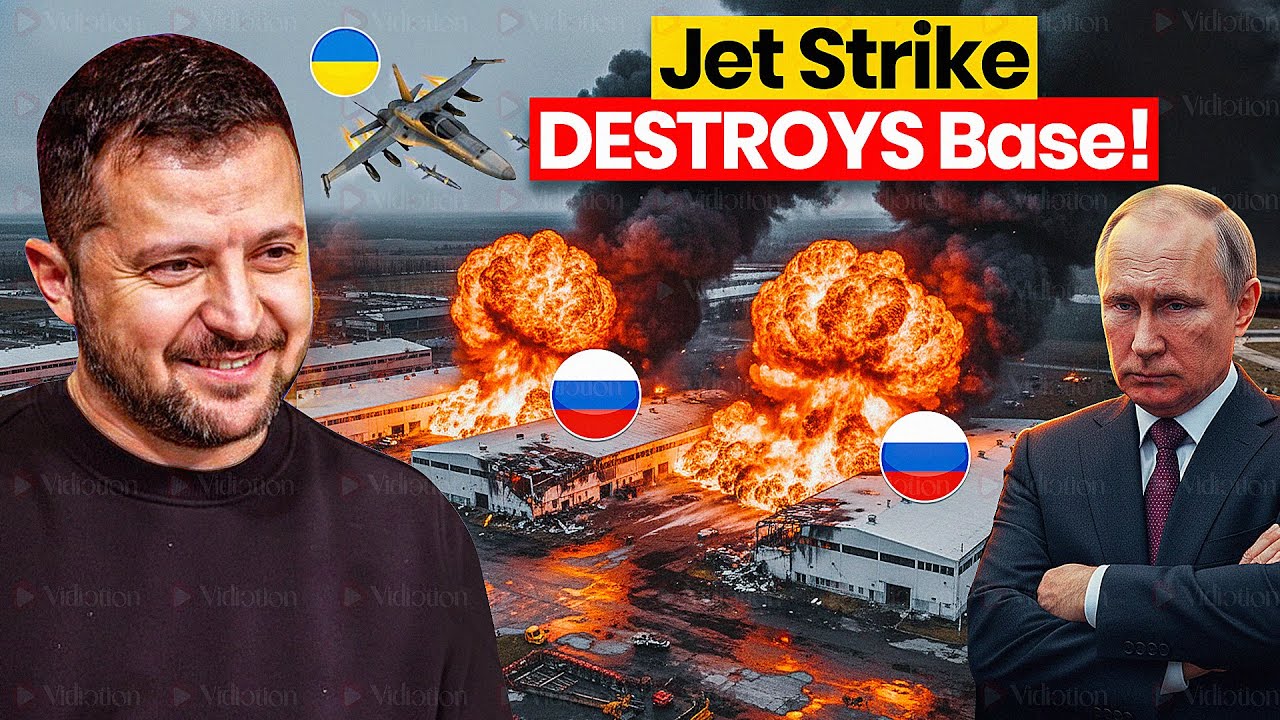 $20 Million+ Russian Defense Collapse: Ukrainian Jet STRIKE on Russian Base