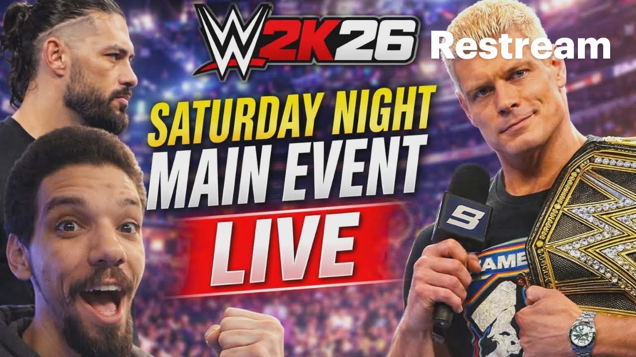 🔥 WWE 2K26 Saturday Night’s Main Event – LIVE! 🔥