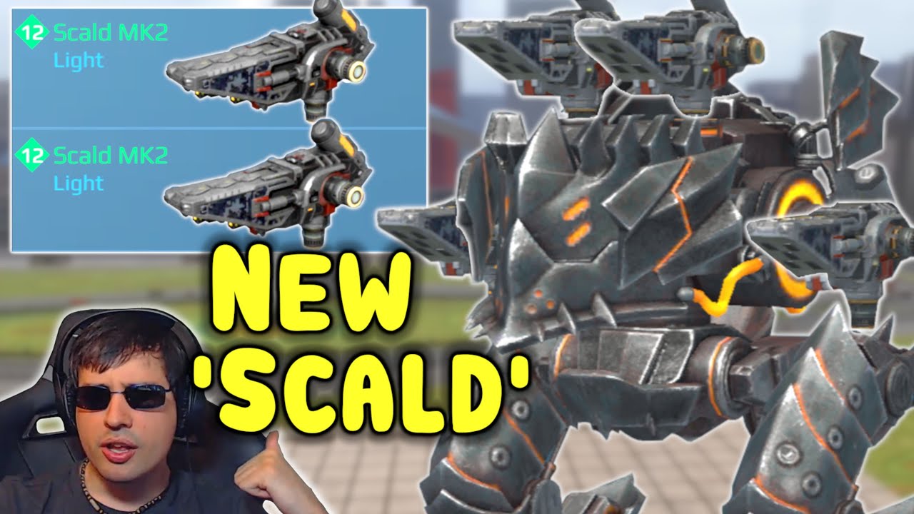 NEW Weapon SCALD on BLITZ Maxed Gameplay -War Robots Mk2 WR