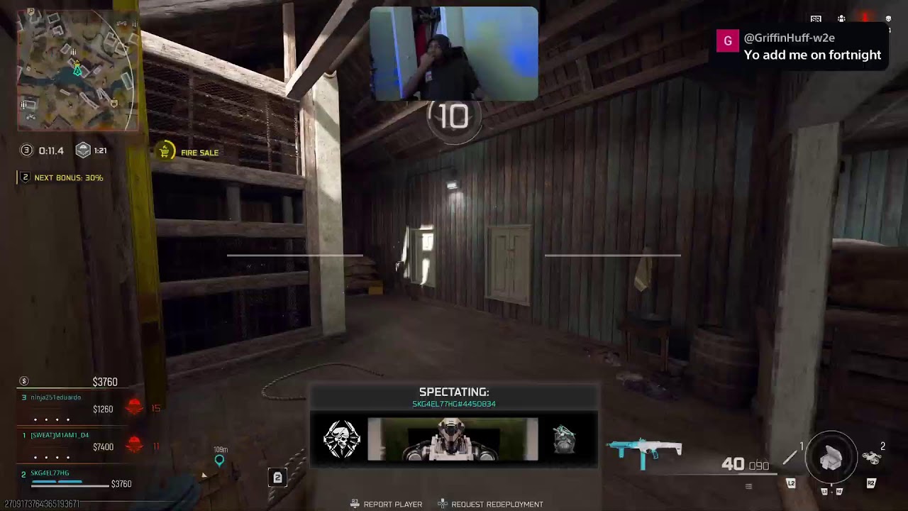 COD with viewers