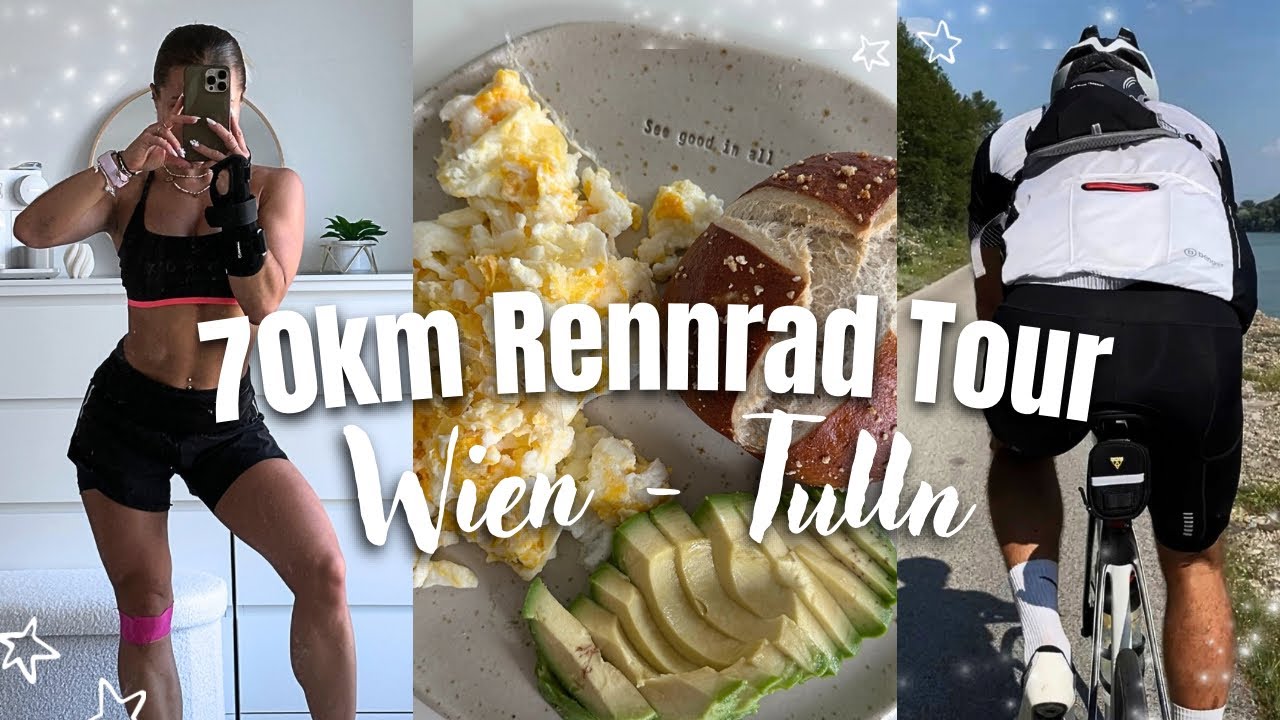 70km Rennrad Tour: WIEN-TULLN | meine erste lange Rennradausfahrt mit Flo 🚴‍♀️✨