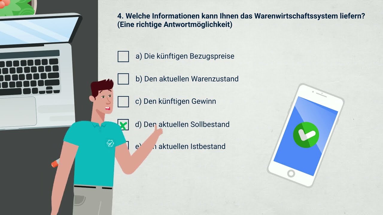 Prüfungsfragen Lagerbestände: Mindestbestand, Meldebestand (IHK Abschlussprüfung Einzelhandel u.a.)