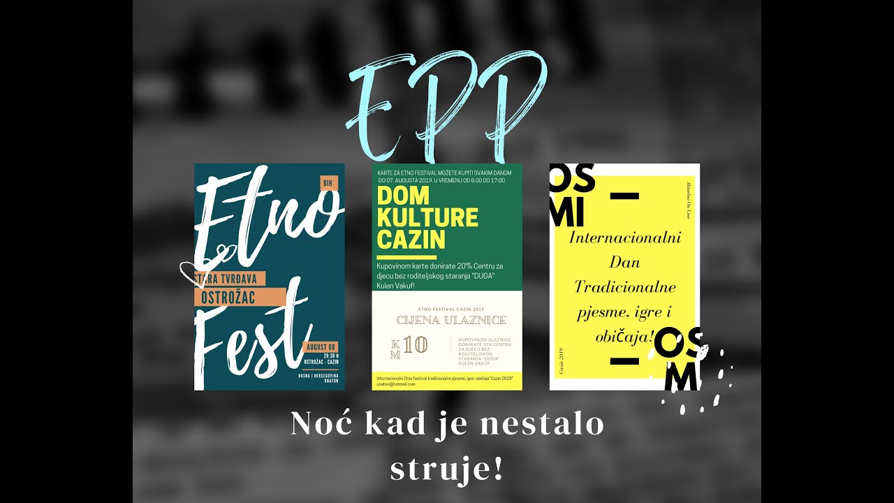 Reportaža Etno Fest Cazin 08.08.2019.