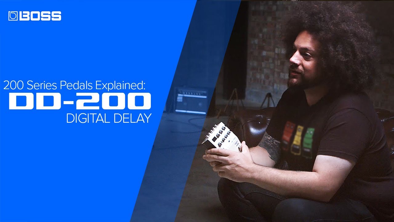 Описание педалей серии BOSS 200: цифровая задержка DD-200