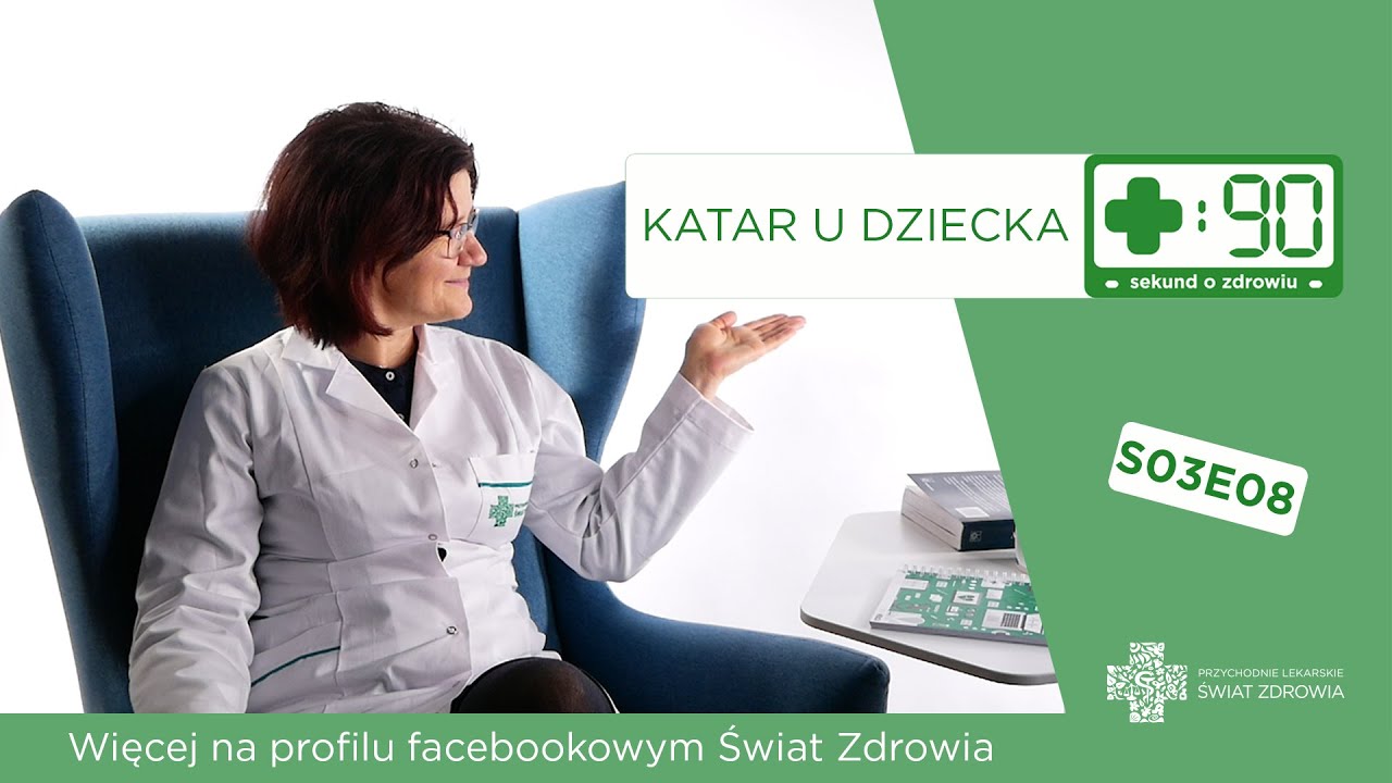Czy katar u dziecka powinien niepokoić? | 90 sekund o zdrowiu