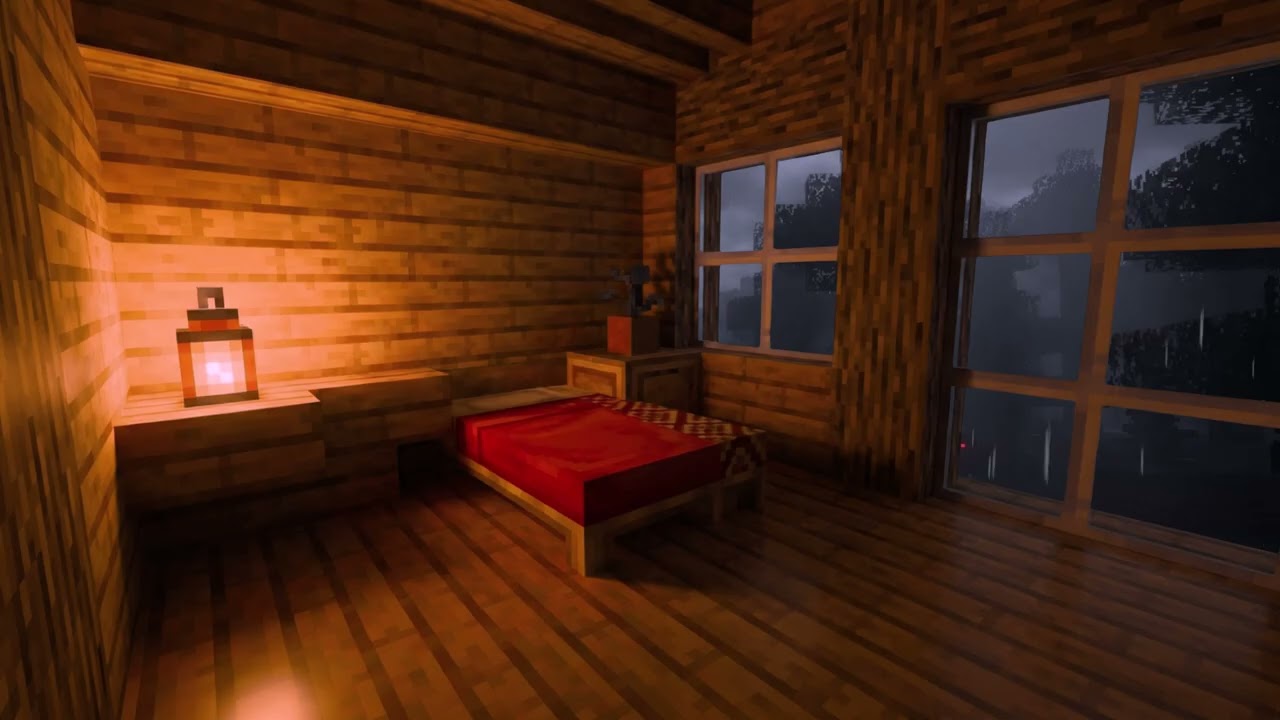 maybe here i'll feel better... (minecraft music w/ heavy rain) #1