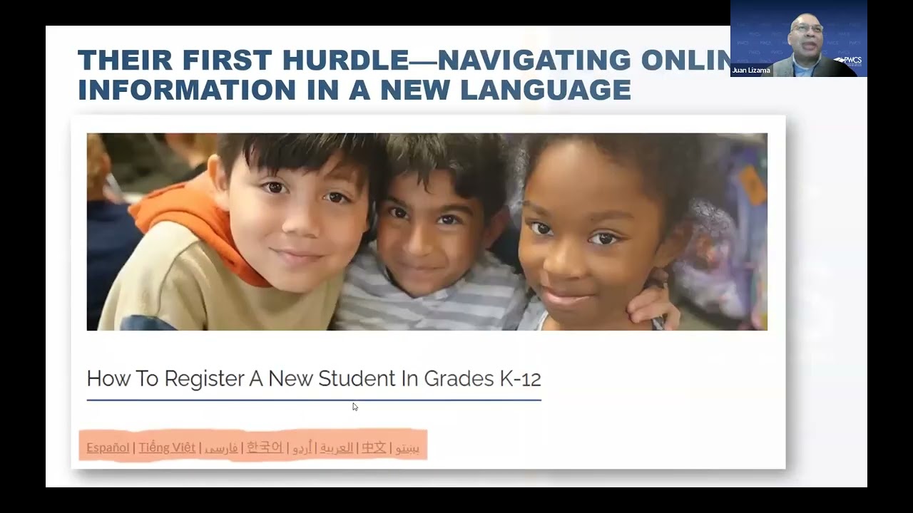 PWCS Family Engagement Series - Overcoming Language Barriers