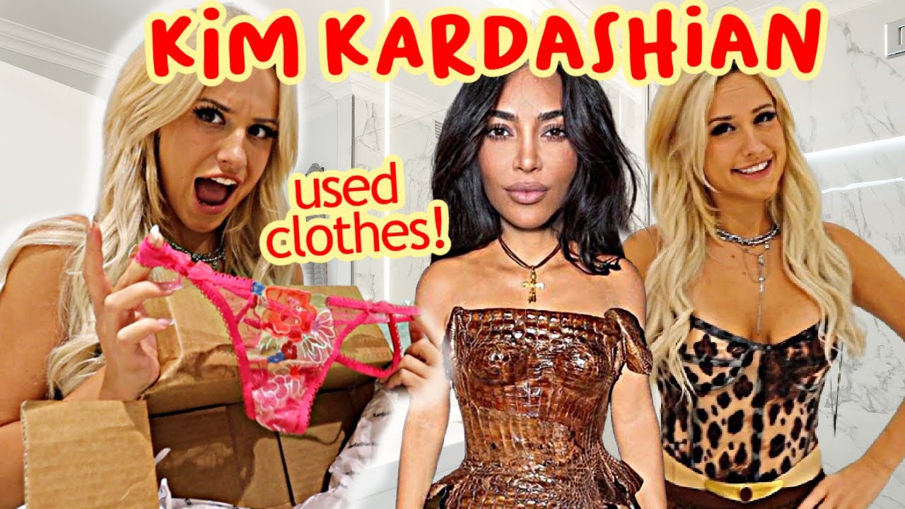 I spent $1000 on KIM KARDASHIAN USED CLOTHES (stinky!! )