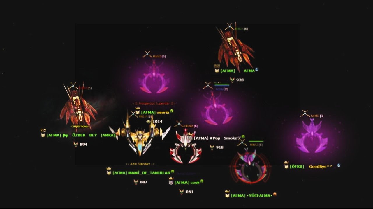 DarkOrbit Tr1 Tr5 ARMA pvp de kara gece =)