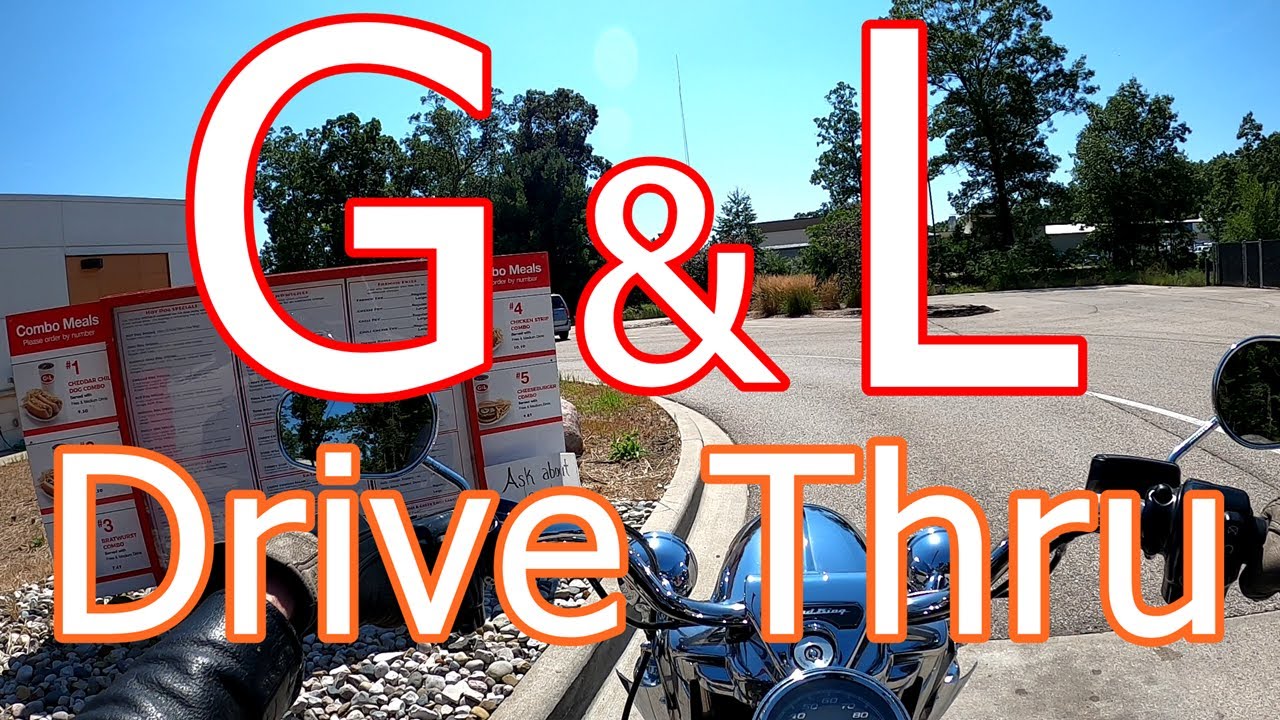 G & L Chili Dogs Drive Thru on Motorcycle
