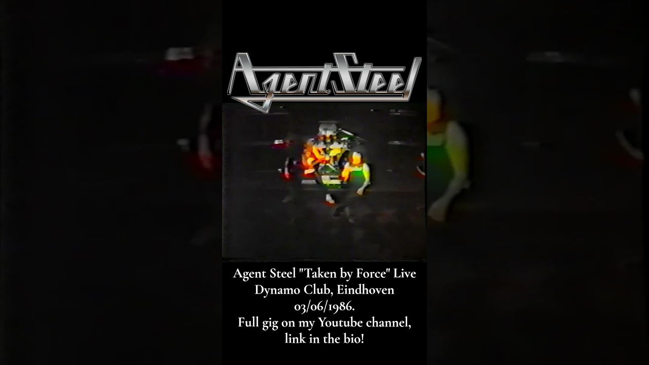 Agent Steel Live Dynamo Club, The Netherlands 1986 #agentsteel #speedmetal #livebootleg #dynamoclub