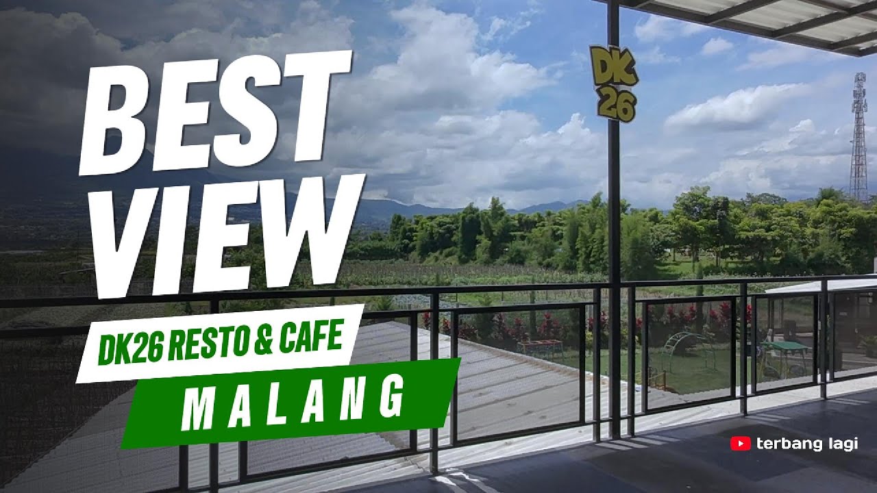 DK 26 Resto & Cafe Malang best view aerial drone | free welcome drink, playground | DJI Neo
