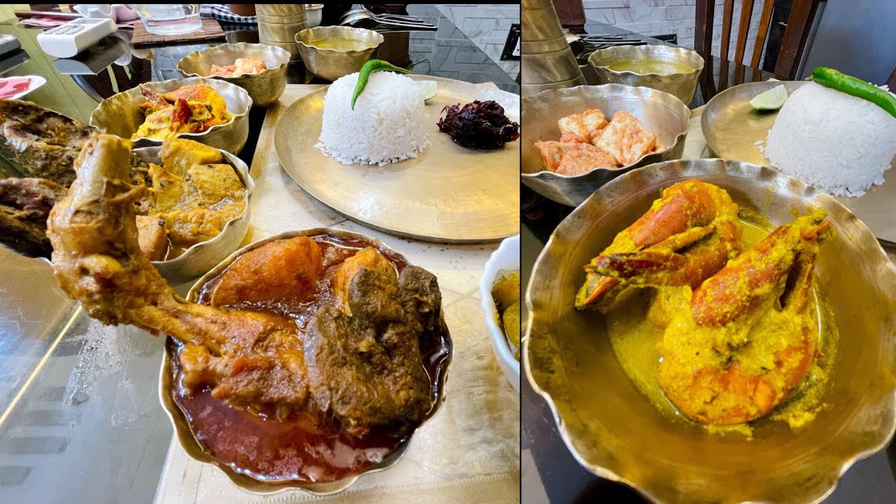 বাড়ির গাছের আম ডাল,বাগদা সর্ষে,মুরগি মালাই,আম ঝাল চাটনি,মান কই,টমেটো পনির 🔥🍗🍚🥭🍋
