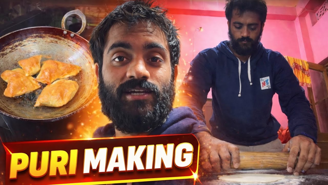 Puri Making at Home 😍 | Ghar Pe Garma Garam Puri Recipe