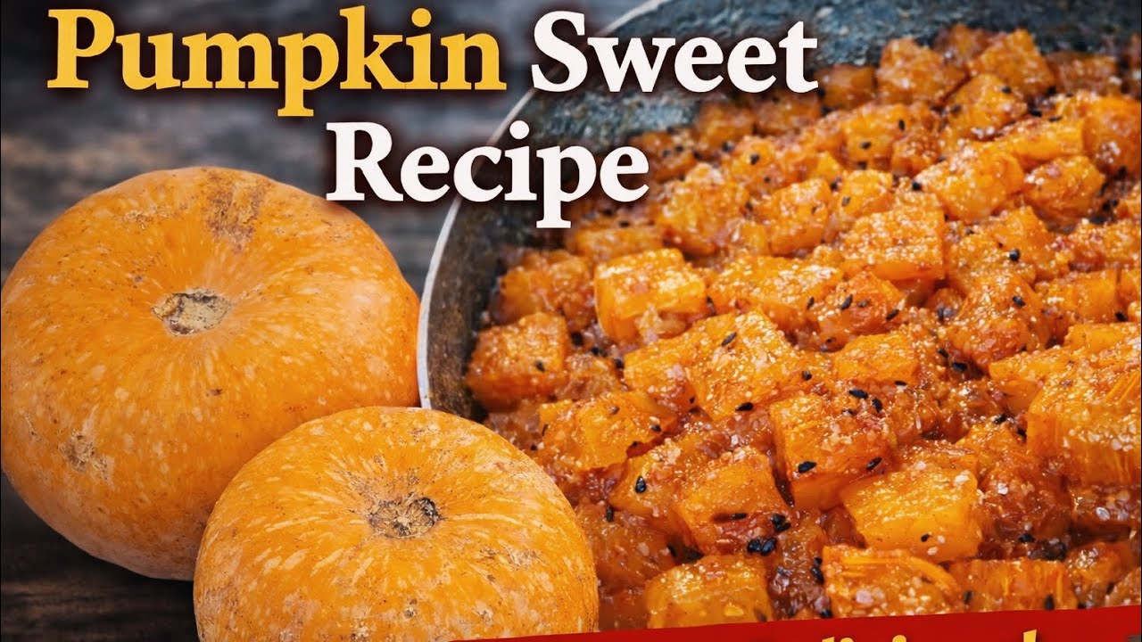 గుమ్మడికాయ స్వీట్ | pumpkin sweet recipe !Simple Pumpkin Halwa Recipe 🥰😋