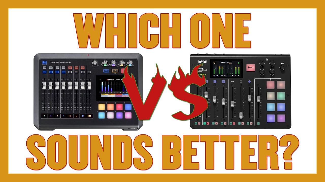 Mixcast 4 Vs Rodecaster Pro Sound Test - With and Without a Cloudlifter