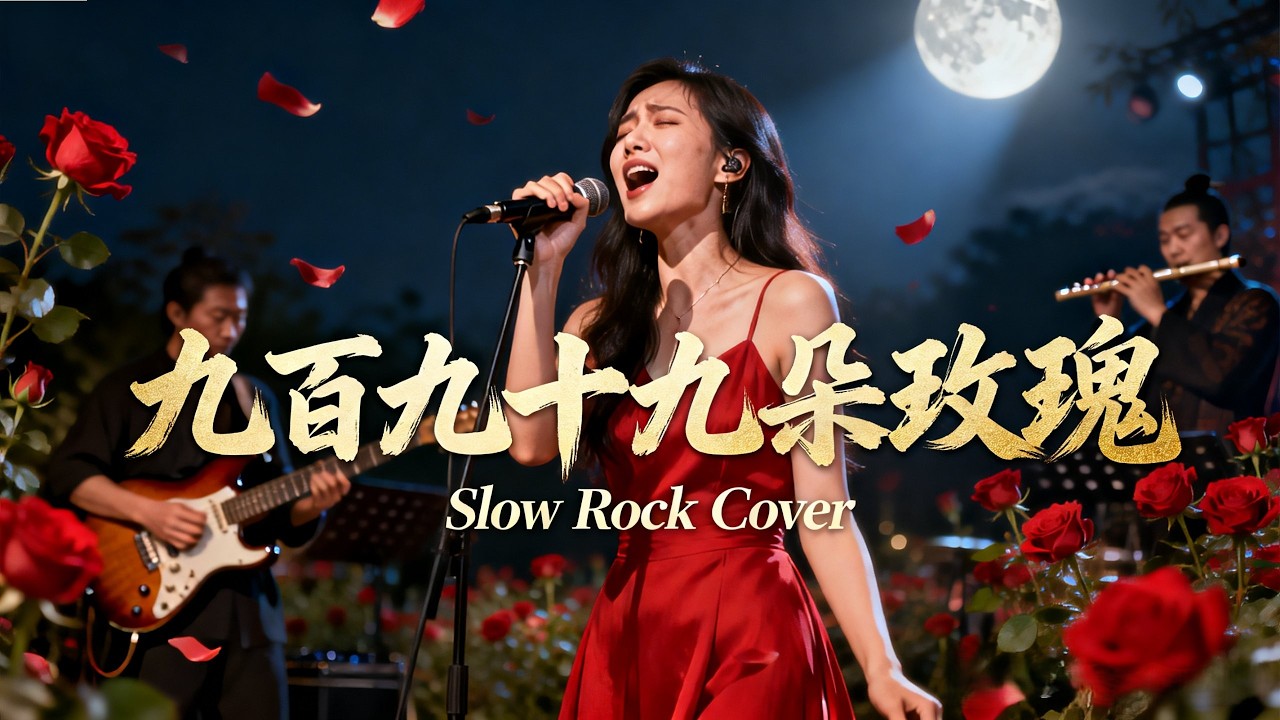 Jiu Bai Jiu Shi Jiu Duo Mei Gui (九百九十九朵玫瑰) | Slow Rock Cover 💔🌹