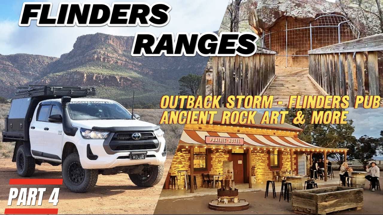 FLINDERS RANGES- DESERT STORM - PRAIRIE HOTEL - ARKAROO 5000 YEAR OLD ROCK ARTWORK & HEAPS MORE !