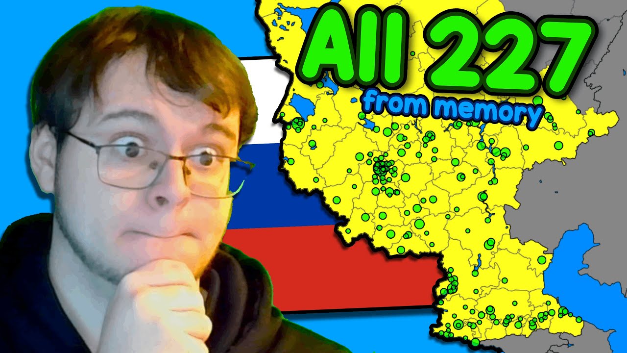 I Name All 50k Cities in European Russia From Memory
