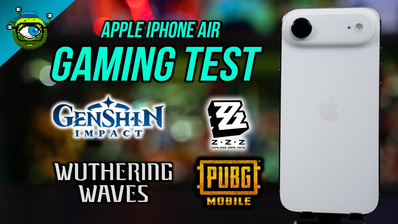 Apple iPhone Air Gaming Test | Wuthering Waves, ZZZ, Genshin Impact & PUBG Mobile