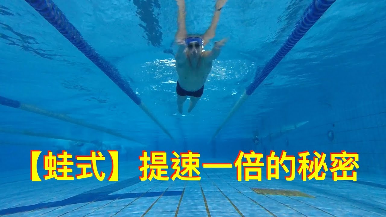 【蛙式】提速一倍的秘密