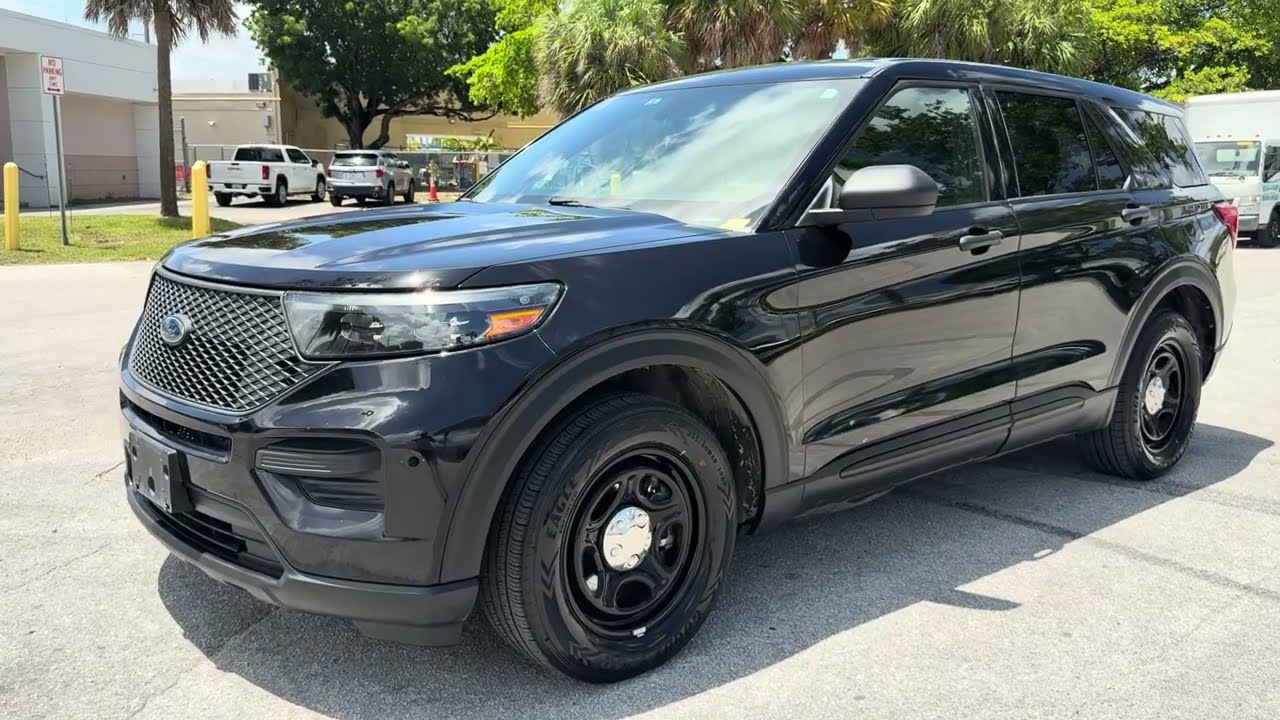 2021 Ford Police Interceptor Utility FPIU 102k miles walkaround